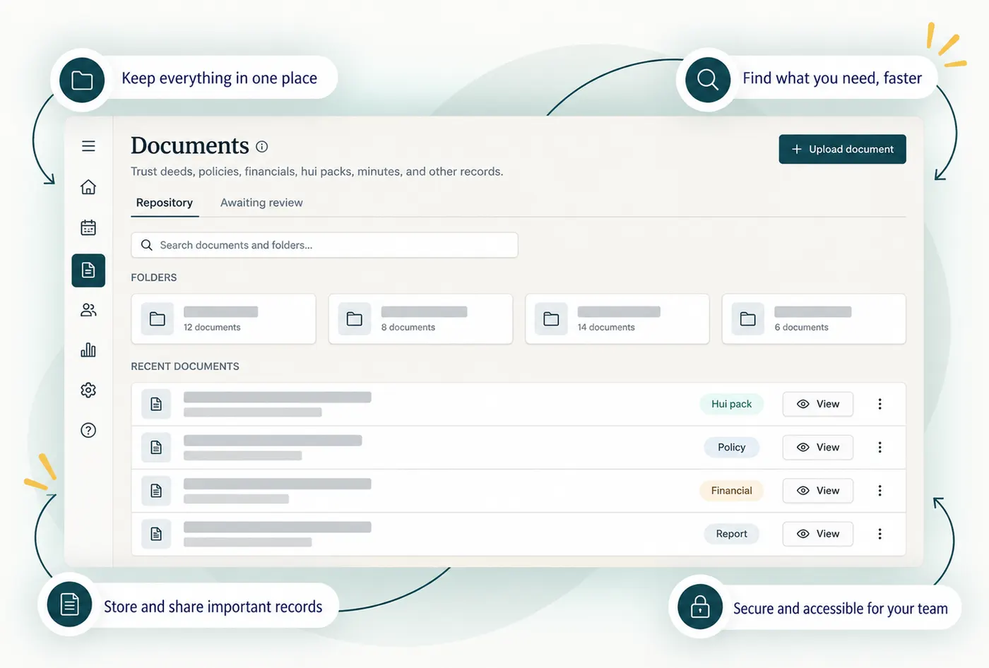 Document Repository in Tohu